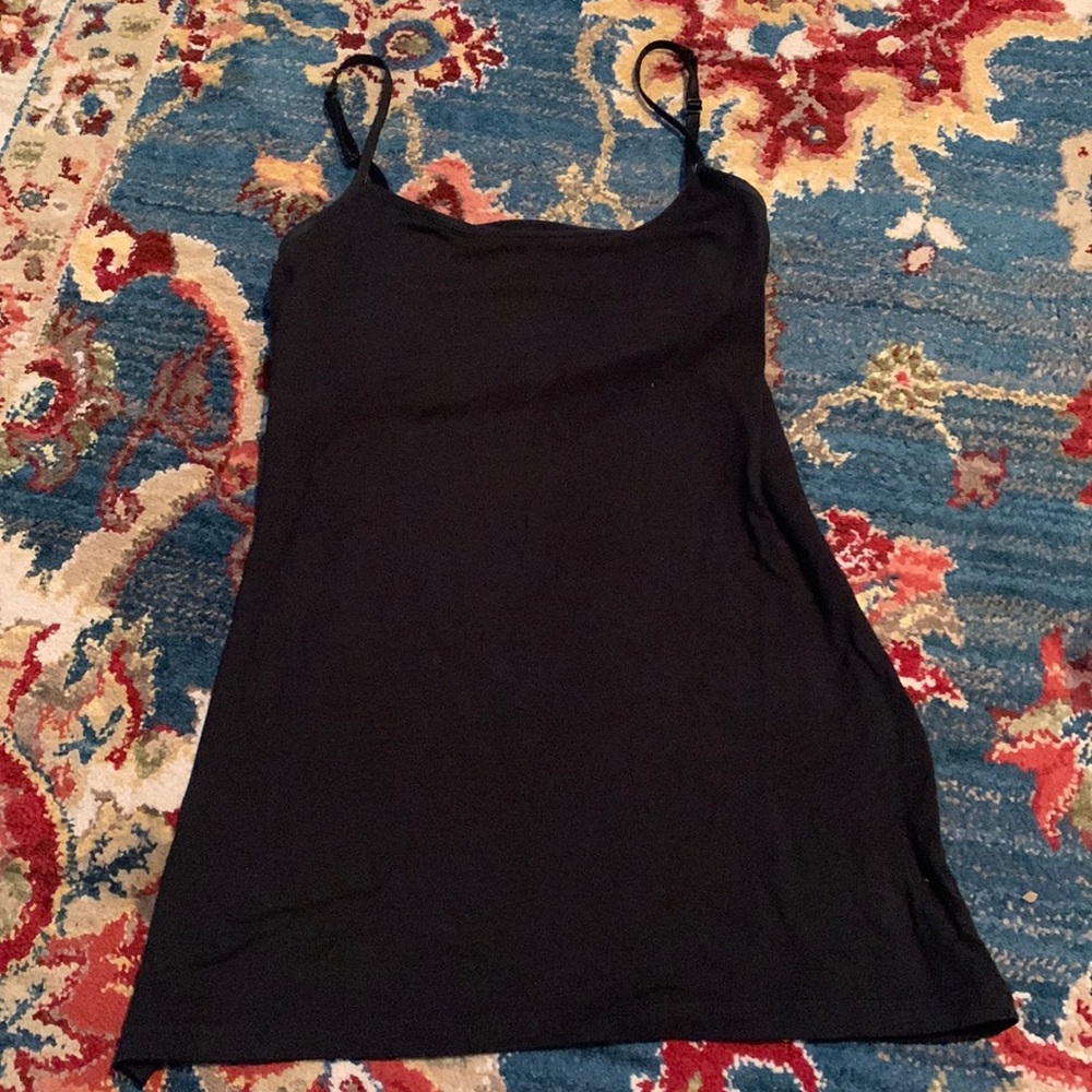 Simple black tank top